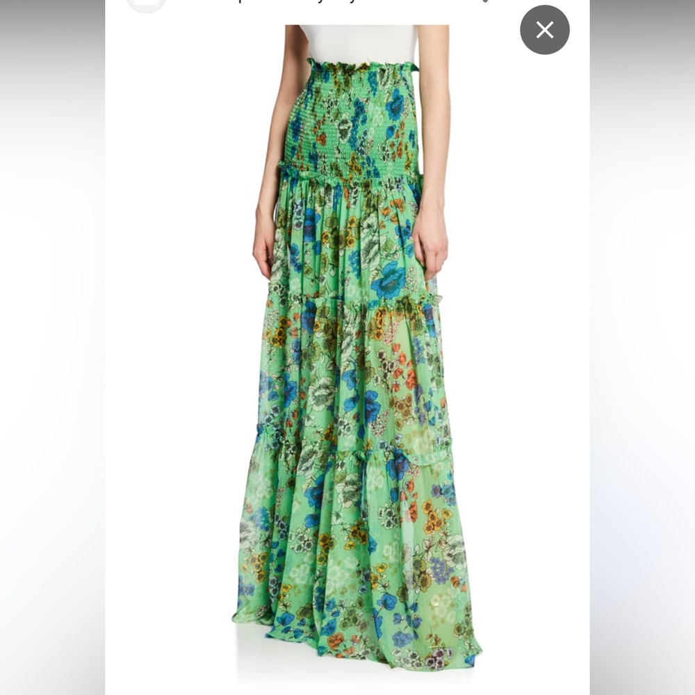 Alexis Vibrant Floral Maxi Skirt